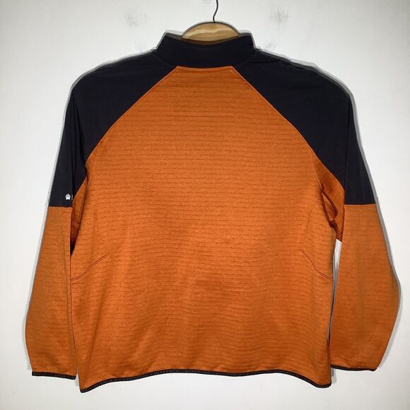 Alaskan Hardgear By Duluth Mens Long Sleeve 1/4 Zip Pullover Orange Size 2XL - Picture 3 of 6